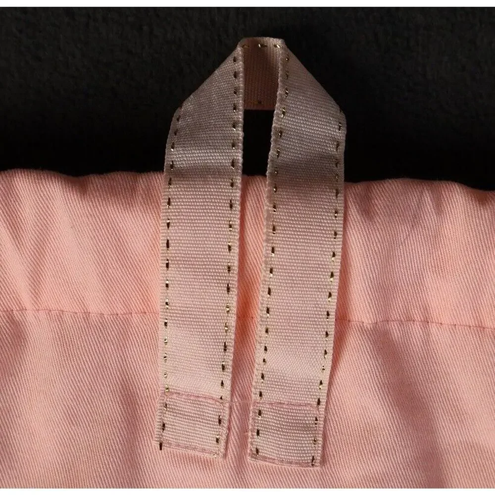 Disney Parks Bibbidi Bobbidi Boutique Cinch Sac Bag Backpack Sparkle Crown Gold - Picture 8 of 10